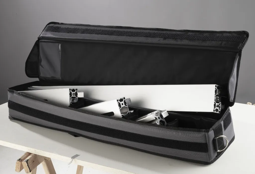 Transporttasche mit Achsprofilen